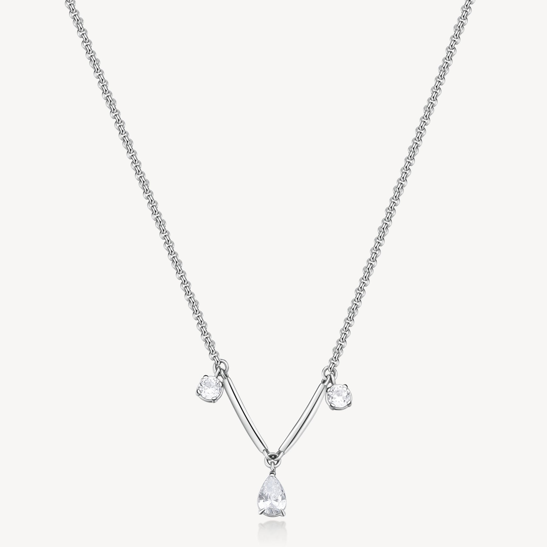 Collana donna Brosway AFFINITY in acciaio con zirconi BFF178